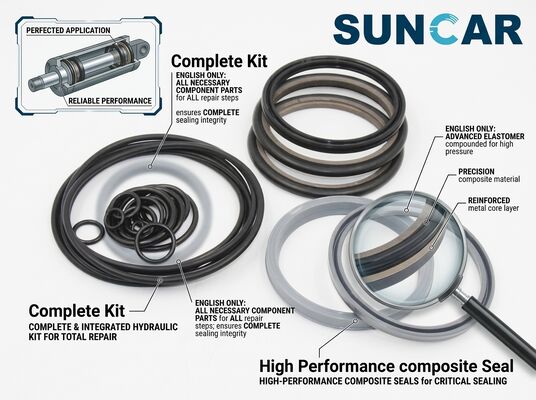 Buy 260-5322 Arm Cylinder Seal Kit For C.A.T. M313C M313D M315D 2 online manufacture
