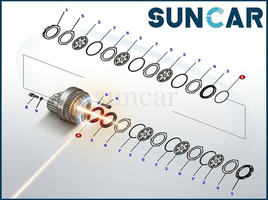 Buy 8J6069+5J8375+8J6070 Piston Rod Seal Kit For C.A.T. online manufacture