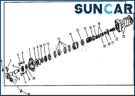 Buy RE21210 Hydraulic Replacement Boom Cylinder Seal Kits 890A John Deere Repair Oil Seal online manufacture
