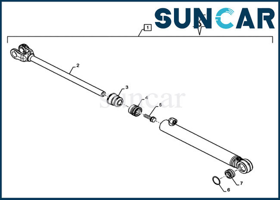Buy 521F Model Case Parts 8604864 Steering Cylinder Replacement Oil Seal Kit Loader Service Kit online manufacture