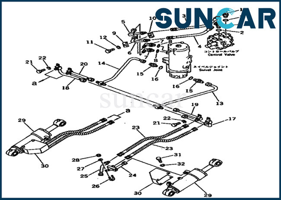 Buy PC40-3 Komatsu Service Kits 20T-63-96100 20T6396100 Blade Cylinder Seal Repair Kit online manufacture