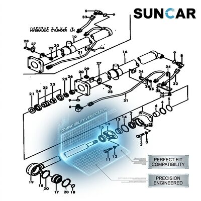 543-9711 Cylinder Seal Kit for C.A.T. 140GC