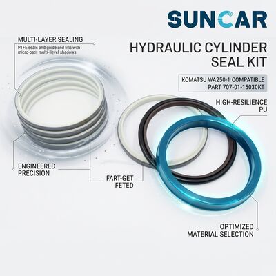 707-01-15030KT Dump Cylinder Seal Kit for Komatsu WA250-1
