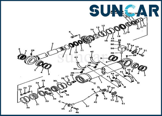 707-99-89200 Hydraulic Arm Cylinder Seal Kits For Komatsu PC1000-1 Heavy Model Replacement Parts