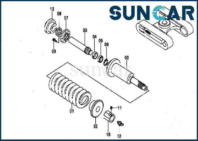 ほページ ZX70 ZX75UR Adjuster Hitachi 9214476 Track Seal Excavator